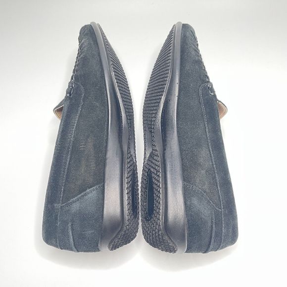 ARCOPEDICO Alice Black Suede Casual Loafers Womens Size US 9 Eur 40
